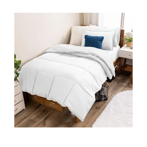 Bare Home Comforter Set - Ultra-Soft - Goose Down Alternative - Premium 1800 Series - All Season Warmth (Twin/Twin XL, White