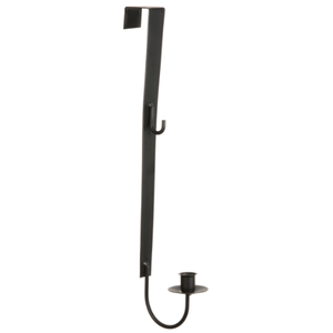 Metal Wall Candle Sconces Set of 2, Black Wall Sconce Candle Holder, Modern Sconces Wall Decor Hanging for Living Room, Bedroom, Dining Room