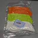 Women's Neon Scrunch Crew Socks 80s 90s Retro 3-Pack Cotton Stacked Boot Calf Cozy Ribbed Slouchy Socks Size 5-10 (1-white/Neon Green/Neon Orange)