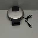 Cuisinart Waffle Maker, 1250W Round Classic Waffle Iron, 5-Setting Adjustable Browning Control, WMR-CANAS, Brushed Stainless