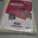 CCS Canvas Drop Cloth for Painting  All Purpose Cotton Duck Cloth Tarp for Curtains, Tablecloths, Backdrops  Washable & Reusable Floor Cover & Dust Sheet for Furniture (6x9 Ft)