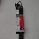 7 Out 1500j USB A 6Ft Blk Flat Surge