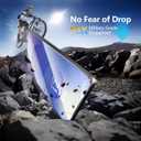 X-it 2-Pack Screen Protector Compatible with Samsung Galaxy S25, 100% Fingerprint Unlock, 9H+ Tempered Glass, Automatic Dust Removal, Military-Grade Protection, Bubble-Free, Case Friendly (HD Clear)