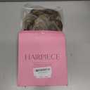 CJL HAIR Large Messy Bun Hair Piece Wavy Curly Scrunchies Synthetic Chignon Ponytail Hair Extensions Thick Updo Hairpieces for Women Brunette/Ash Blonde