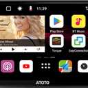 ATOTO 7-inch Android Car Stereo with Wireless CarPlay, Android Auto, Dual Bluetooth, QLED Display, HD Rearview - S8G2B74PM