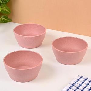 Pink Plastic Bowls, 12 ct