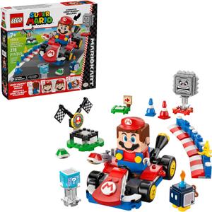 LEGO Super Mario: Mario Kart  Interactive Mario & Standard Kart Building Toy - Pretend Play Racing Playset for Boys & Girls, Ages 7+ - Gift for Christmas - 72043