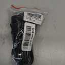 3 Prong AC Power Cord Cable 5ft 10 Amps 125 Volts 18AWG, NEMA 5-15P to C13, Black PC Power Cable for TV, Computer, Monitor, Printer, PlayStation, HP, Dell, Lenovo, Apple, Asus-ETL Listed