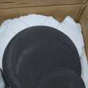 vancasso Ceramic Planters, Plant Pots for Indoor Plants, 6.25+8.25+10.25 Inch Ceramic Pots for Plants, Flower Pots with Drainage Holes (Black, 6.25+8.25+10.25 Inch)