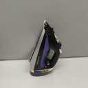 Hamilton Beach Steam Iron for Clothes & Garment Steamer with Smooth Press Stainless Steel Soleplate, 1200 Watts, 8 Retractable Cord, Black (14214)