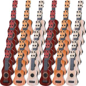 Lenwen 24 Pcs Kids Ukulele Guitar 10 Inch Kids Toy Ukulele 4 Strings Mini Guitar Children Musical Instruments Educational Learning Toy for Toddler Beginner Preschoolers Education Lenwen 24 Pcs Kids Ukulele Guitar 10 Inch Kids Toy Ukulele 4 Strings Mini Guitar Children Musical Instruments Educational Learning Toy for Toddler Beginner Preschoolers Education