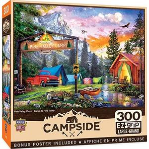 MasterPieces 300 Piece EZ Grip Jigsaw Puzzle - Pine Valley Camp - 18"x24"