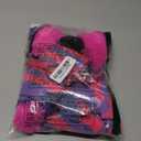 Pink and Purple Striped Cat Costume Accessories, Furry Cat Headband and Tail, Halloween Party Dress Up (Set of 6)