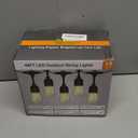 XMCOSY+ 48FT Outdoor String Lights Waterproof - LED Patio Hanging Lights for Outside Porch Backyard Gazebo Garden, Commercial Grade 16 Edison Bulbs