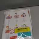 Winlyn 24 Sets Halloween Crafts Fall Pumpkin Crafts DIY Unfinished Paintable Wooden Pumpkin Wind Chimes Ornaments Craft Kits for Kids Classroom Activities Art Project Halloween Decoration Party Favors