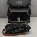 Lightweight Travel Stroller for Baby & Toddlers - Easy Fold & Compact Stroller for Airplane with Canopy, Storage Basket, Multi-Position Recline & Convenient One-Hand Fold, Travel Bag Included (Black)