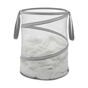 Whitmor 15-Inch Paloma Gray Collapsible Laundry Hamper