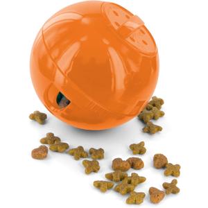 PetSafe Slimcat Feeder Ball - Interactive Game for Your Cat - Fill with Food and Treats - Orange