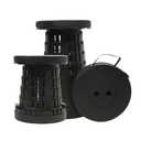 JAEMEYEM 2025 Collapsible Stool Chair, Upgraded Folding Stool, Lightweight, Sturdy, Adjustable, Portable, Foldable Seat Stools for Outdoor Camping Fishing Hiking BBQ