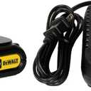 DEWALT 2 PACK 20V 6.0Ah Lithium DCB200 Replacement for DEWALT 20V MAX Battery and Charger Combo 12V/20V DCB112 Station Kit Compatible with Dewalt 20Volt Battery DCB204 DCB203 DCB206 DCB201