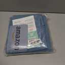 New Microfiber Waffle Bath Towels, 3 Pieces, Oversized, Soft, Absorbent, Fast Drying, Lint Free, Includes Bath, Face and Hand Towels 430 GSM (Blue)