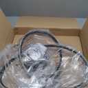 Viruhaka Modern LED Pendant Light FixtureBlack Contemporary Ceiling Hanging Fixture with Irregular Ring Lights for Dining Living Room Bedroom Kitchen Island Cafe4000KNeutral Light  (Black(20.07''W*70.86''H))