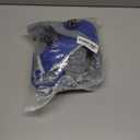 AOFITEE Dog Coat, Warm Winter Jacket for Medium Dogs, Reflective Turtleneck With Built-in Harness, Waterproof Windproof Pet Fleece Vest Puffer, Blue M 