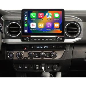 Car Radio for Toyota Tacoma 2016-2022 Radio Upgrade 8Core 4+32G Wireless Carplay & Android Auto 10.1 Inch Touch Screen WiFi GPS BT FM/AM SWC Support JBL