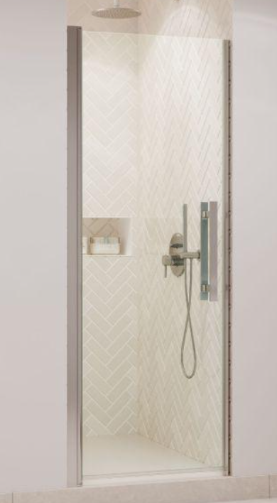 OVE Decors Chrome Shower Door Hardware Kit