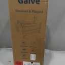 GAIVE 4 in 1 Baby Bassinet, One-Push Setup Pack and Play, Bedside Crib Sleeper with 3 Height AdjustableDiaper Changer, Come with Comfy Mattress, Rotating Toy Bar, from Infants to Toddlers (Black), 43" x 30" x 23.6"