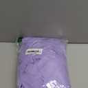 PARTISKY Lavender Purple Tulle Curly Willow Table Skirt for Rectangle Table 6ft, Ruffle Tutu Table Cloth for Girls Boys Baby Shower,Mermaid Birthday Party (72" x 30" (Rectangular))