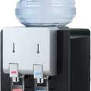 Amay Desktop Water Cooler Dispenser Top Loading Water Dispenser Hot & Cold Water Coolers with Child Safety Lock Drinking Fountain