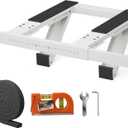 No-Drill Window Air Conditioner AC Support Bracket, AC Unit Outside Holder Stand Brace Mount, Soporte Base para Aire Acondicionado Ventana, Hold Up to 300LBS, Fit Single & Double Hung Window