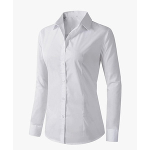 Beninos Womens Dress Shirts Long Sleeve Button Down Shirt Work Wear S