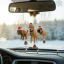 3D Printed Funny Christmas Ornament for Tree and Car  Unique Gag Gift for Pet Lovers  Fun Christmas Tree & Car Decor Gift