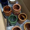 Cocktail Tiki Mugs Set Of 8 - Cute Ceramic Hawaiian Style Cocktail Glasses For Party And Tropical Tiki BarMai Tai Drinkware