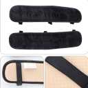 Garneck Chair Armrest Pad Office Gaming Chair Armrest Cushion Pillow Cover Support for Elbow Forearms (Black)