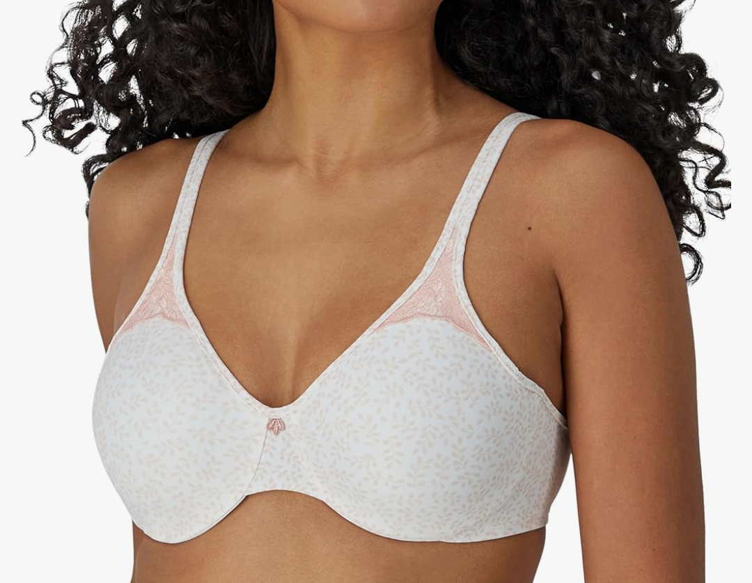 Bali Women's Minimizer Bra, Passion for Comfort Full-Coverage Underwire Bra, Seamless Cups 36DDD