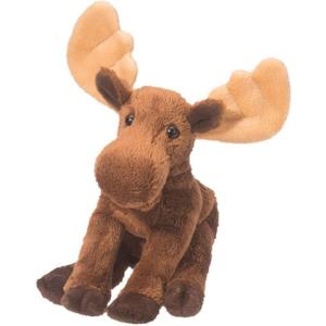 Douglas Sigmund Moose Plush Stuffed Animal  Soft, Realistic Forest Wildlife Toy, Cuddly Gift for Kids & Collectors, 10-inch Long