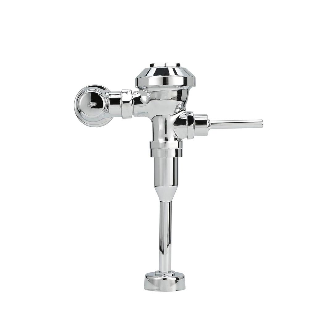 Zurn Z6003-WS1-YB-YC Aquaflush Exposed Manual Diaphragm Flush Valve for 3/4" Urinal with 1.0 GPF Sweat Solder Kit, Cast Wall Flange, Chrome