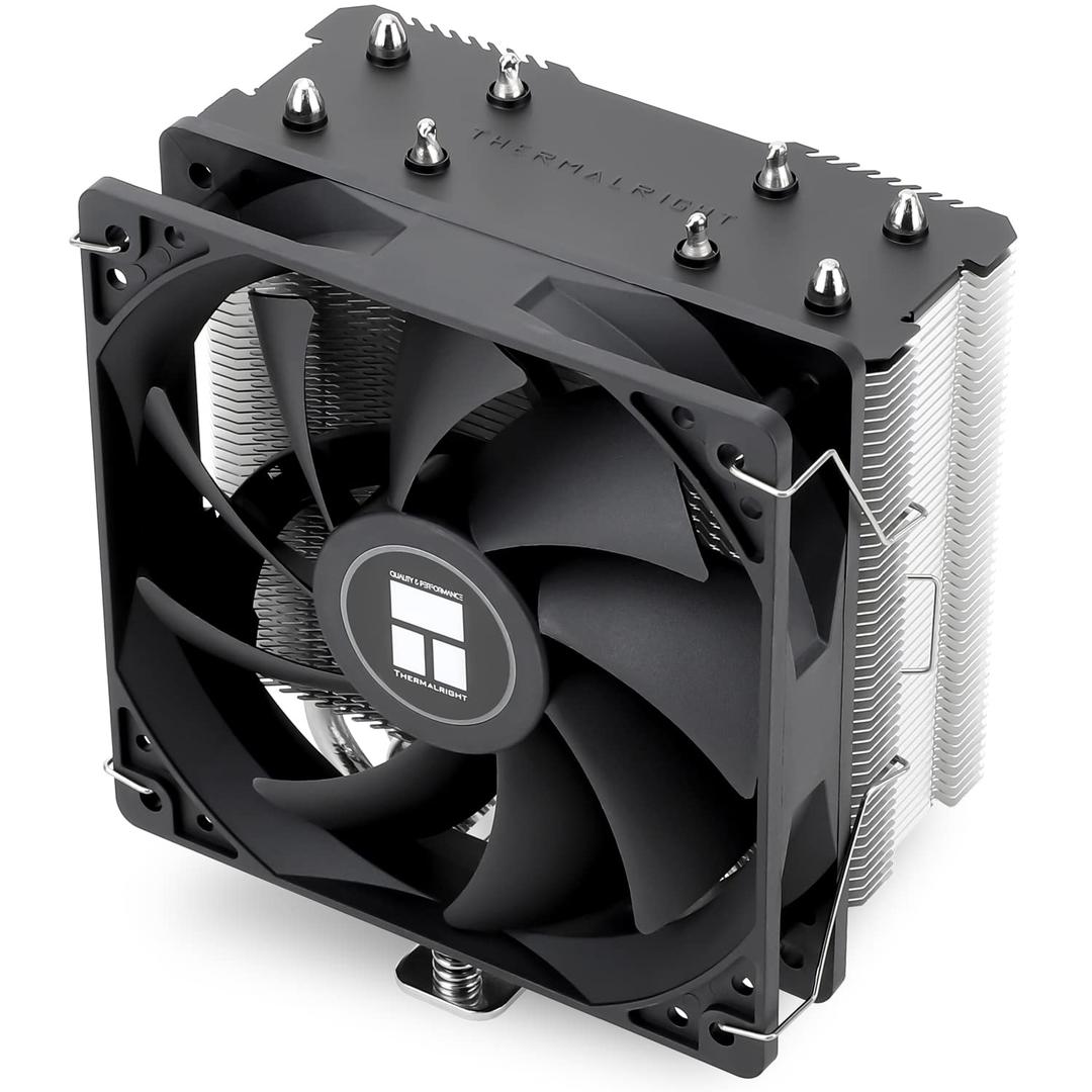 Thermalright Assassin X120 Refined SE CPU Air Cooler, 4 Heat Pipes, TL-C12C PWM Fan, Aluminium Heatsink Cover, AGHP Technology, for AMD AM4/AM5/Intel LGA 1150/1151/1155/1200/1700/1851(AX120 R SE)