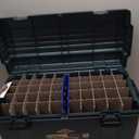 Flambeau Outdoors 6127ZR Maximizer Large Lure Storage Box with Zerust Anti-Corrosion Technology, [1] Dry Box, Deep Green