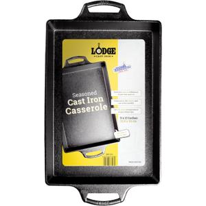 Lodge Cast Iron Casserole Pan (9x13 inch)