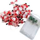 PRETYZOOM LED Hanging Christmas String Lights LEDs Low Voltage Indoor Outdoor Party Decoration Without Battery for Festive Atmosphere