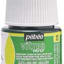 Pebeo Vitrea 160, Glossy Glass Paint, 45 ml Bottle - Oriental Green