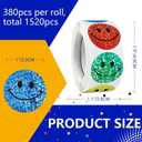2 x 1500 Pcs 1.0Inch Smiley Face Stickers for Kids Reward,Behavior Chart,School Classroom Student Teacher Supplies Gift