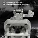 cciyu 19B6286 Rear Right Brake Caliper With Bracket For Toyota For Prius 2010-2015,For Toyota For Prius Plug-In 2012-2015