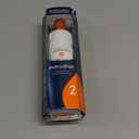 Everydrop by Whirlpool Ice and Water Refrigerator Filter 2, EDR2RXD1, Single-Pack, Orange
