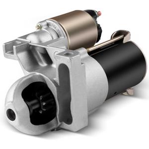 New Starter Replacement for Chevrolet for S10 2.2L 2002-2003 for Buick for Rendezvous 3.4L 2002-2005 for Chevrolet for Monte Carlo 3.4L 2000-2005, 9000868 8000058, 1.4kW/12 Volt Starter