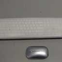 SABLUTE Bluetooth Keyboard and Mouse for Mac — 7-Color Backlit, Multi-Device, Rechargeable, Full-Size Wireless Keyboard Mouse Combo with Quiet Scissor-Switch Keys & Tilt Legs for Mac (Silver White)